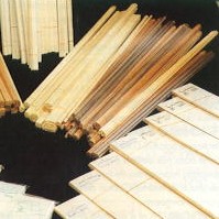 Tiras de madera balsa cuadrados de longitud 450mm mixtos 